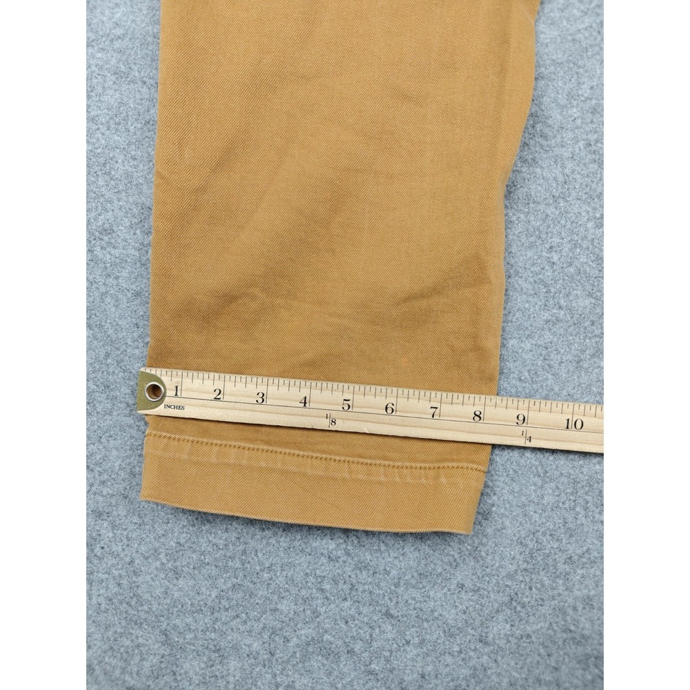 Everlane Pants Womens 6 Brown Cropped Straight Twill Stretch Chino Casual - Picture 9 of 13